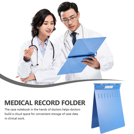 SKISUNO Medical Document Folder 1 Set Rectangular File Folder for Hospital Use Medical Record Organizer 11.8x9.6in.