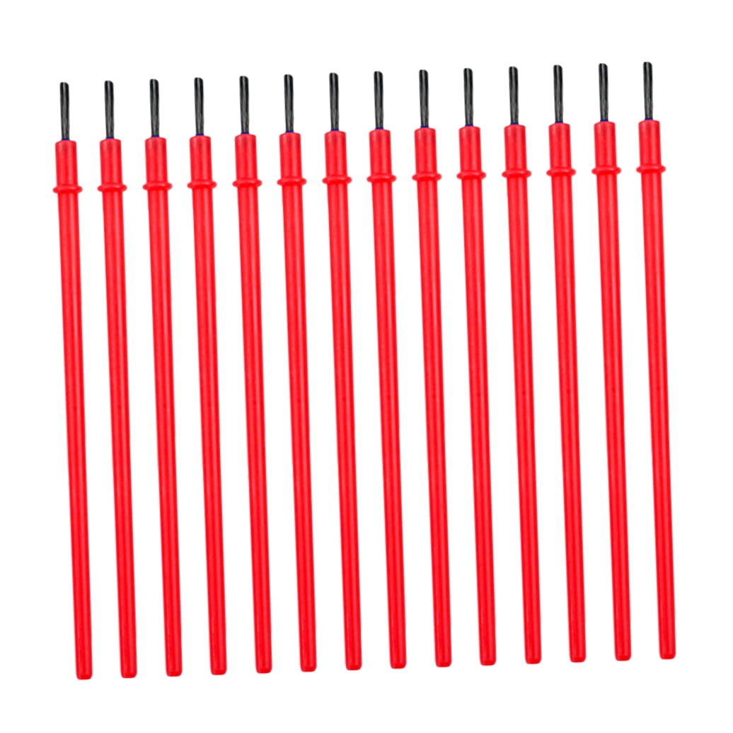 SKISUNO 100Pcs Multi-Needle Nylon Paint Brushes Set for Students, Fine Detail Work and Art Projects