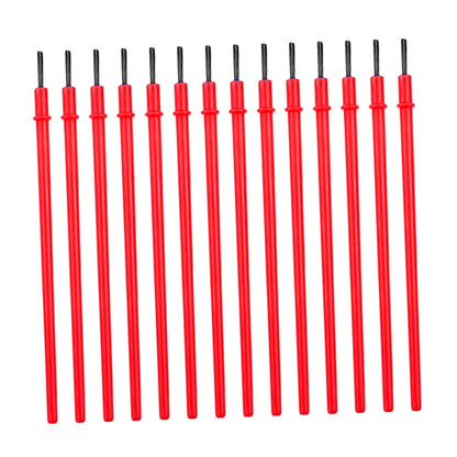 SKISUNO 100Pcs Multi-Needle Nylon Paint Brushes Set for Students, Fine Detail Work and Art Projects