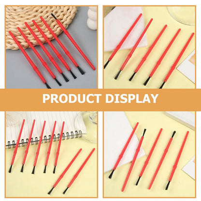 SKISUNO 100Pcs Multi-Needle Nylon Paint Brushes Set for Students, Fine Detail Work and Art Projects