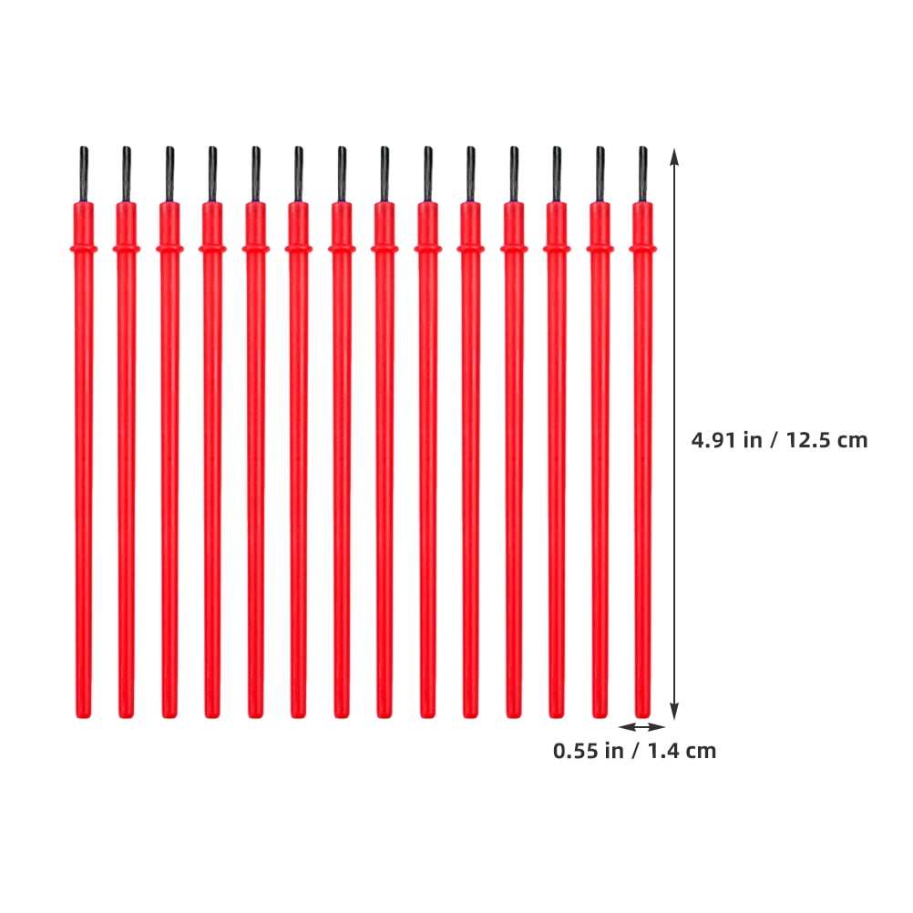 SKISUNO 100Pcs Multi-Needle Nylon Paint Brushes Set for Students, Fine Detail Work and Art Projects