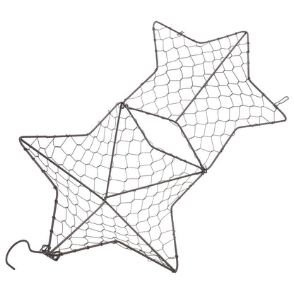 HOOWIFFY Iron Wire Wall Planter Hanging Basket Decorative Flower Pot Holder Space Saving for Indoor Outdoor Use 1 Pc
