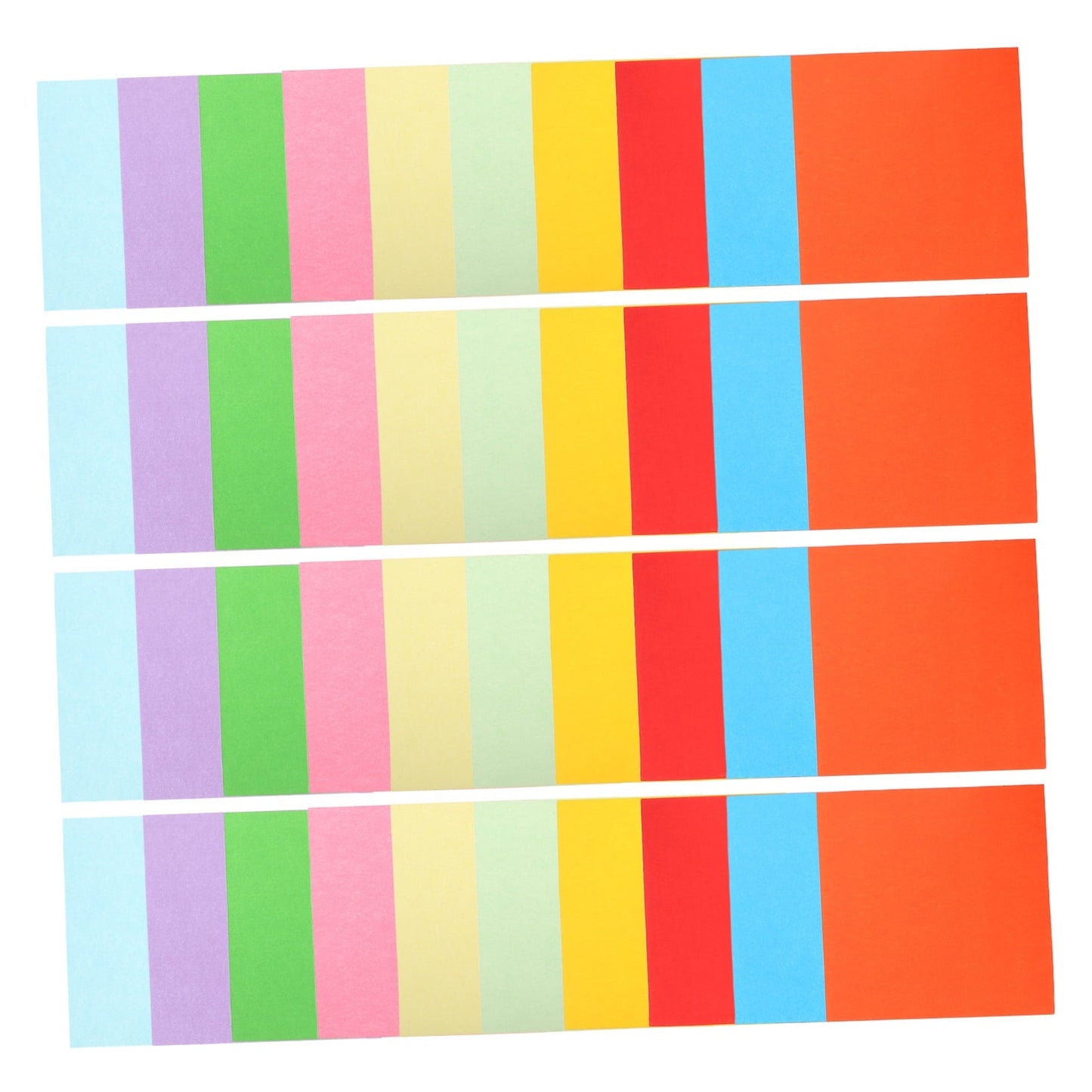 HOOWIFFY 100 Sheets Multicolor Origami Paper 20x20 cm for Kids, Office Crafts, Art Projects and Fun Activities