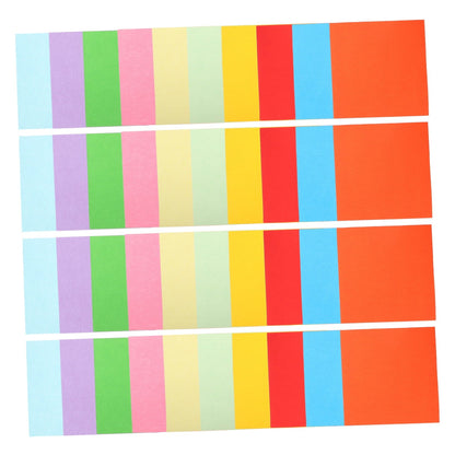 HOOWIFFY 100 Sheets Multicolor Origami Paper 20x20 cm for Kids, Office Crafts, Art Projects and Fun Activities