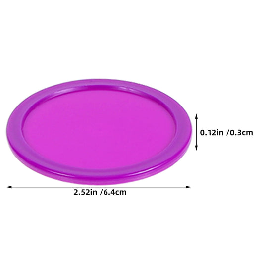 HOOWIFFY Plastic Air Hockey Pucks for Tournament Play, Multi-