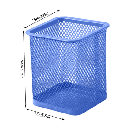 Darzheoy Pen Holder Mesh Pencil Holder Metal Pencil Holders Pen Organizer for Desk Office Pencil Holders, Back to Sch-ool Supplies E