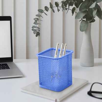 Darzheoy Pen Holder Mesh Pencil Holder Metal Pencil Holders Pen Organizer for Desk Office Pencil Holders, Back to Sch-ool Supplies E