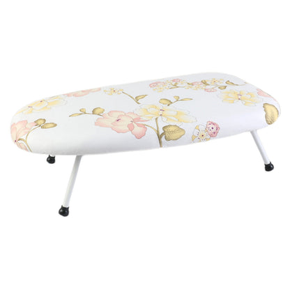 Kdkad Desktop Ironing Board, Small Folding Tabletop Iron Board with Heat-Resistant Cover, Portable for Dorm, Travel & Small Spaces, Mini Ironing Mat E