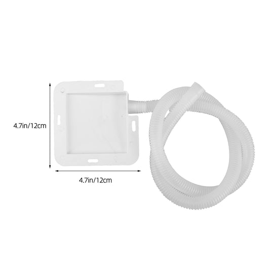 HOOWIFFY Air Conditioner Drip Pan Set with Plastic Drain Tray and Hose, Efficient Water Catcher for AC Units