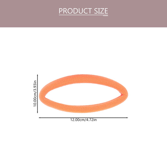 HOOWIFFY 24Pcs Small Hair Ties Assorted Color Elastic Ponytail Holders for Medium to Thick Hair