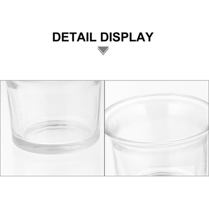WHAMVOX Clear Glass Votive Candle Holders for Romantic Atmosphere Suitable for Home Decor Party Wedding 10 Pieces