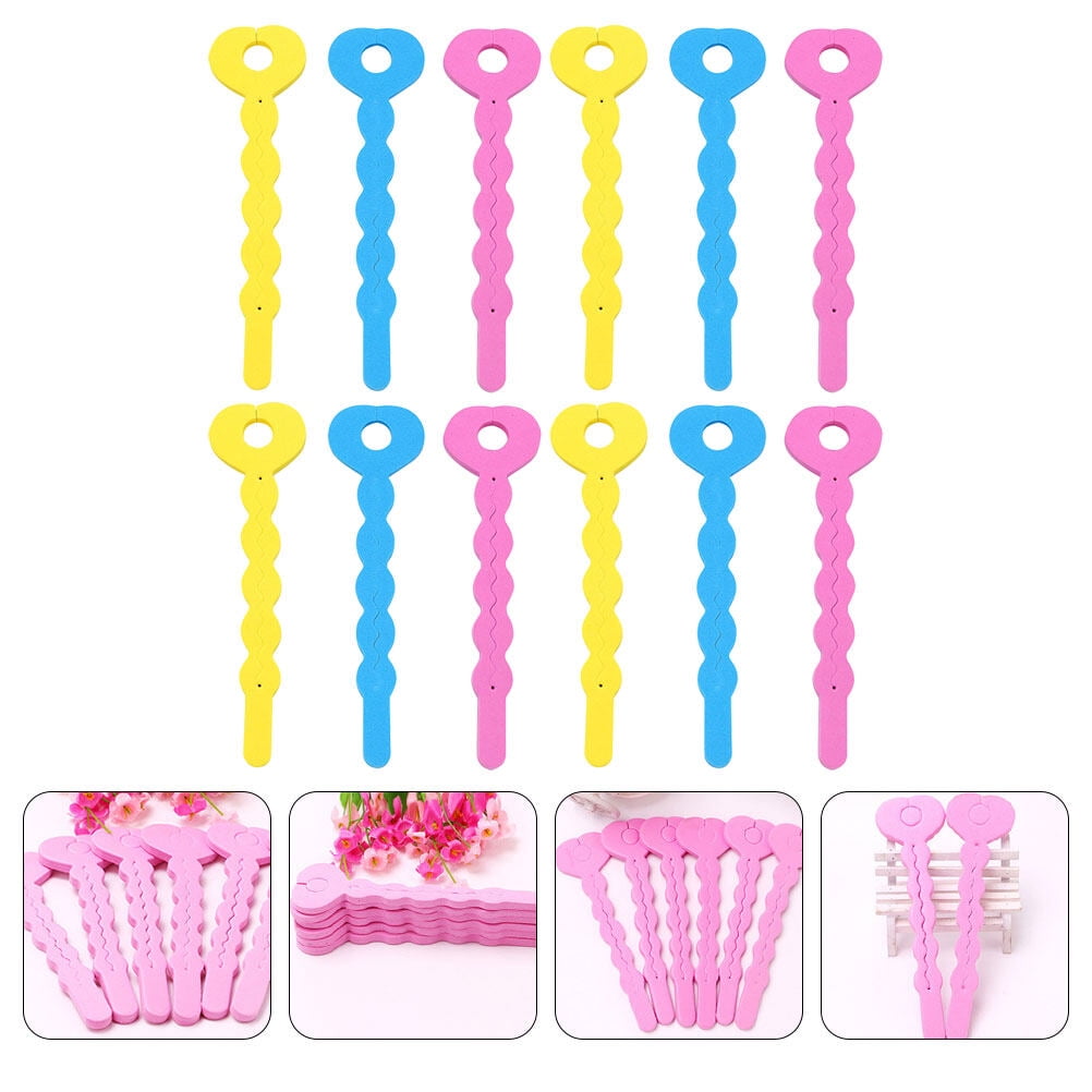 HOOWIFFY Sponge Rollers for Hair DIY Styling Wavy Hair for Women Home Use 24pcs