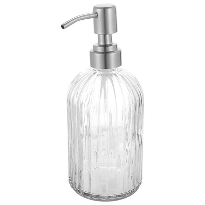 HOOWIFFY shower gel dispenser bottle Lotion Bottle Glass Reusability Household Users Home 1Pcs