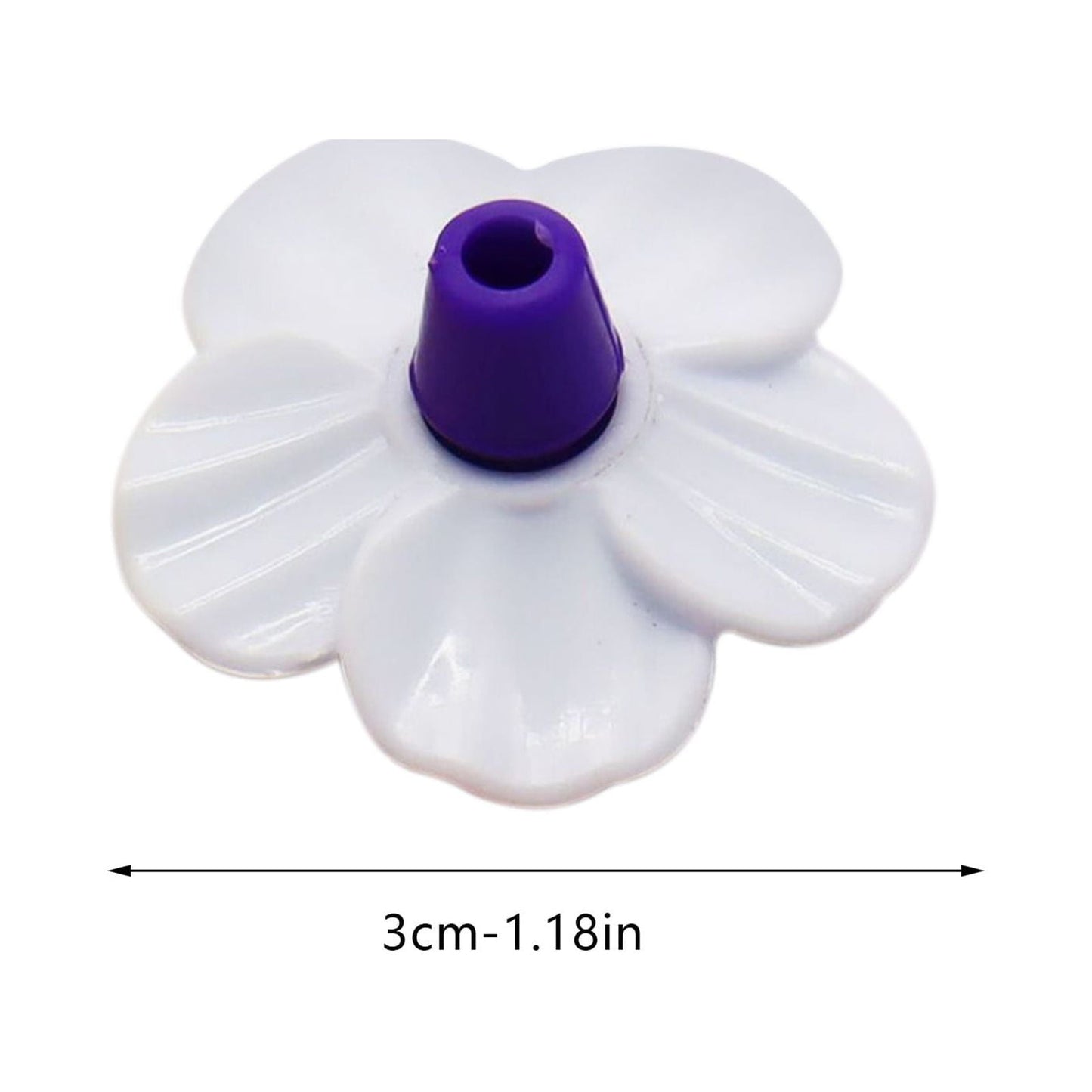 Darzheoy Hummingbird Feeders Replacement Flowers, 5Pcs Feeding Ports Replacement Bird Feeder Replacement Parts for Hummingbird Feeder Hanging Feeder, Red White