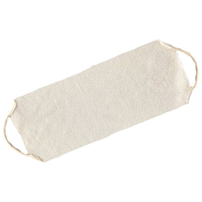 Chmadoxn Back Scrub for Shower Exfoliating Washcloth Back Cloth Body Extended Length Scrub Towel Nylon Exfoliating Stretchable Pull Strap Wash Cloth for Bath Body Scrub Washcloth 45 x 20 cm Beige