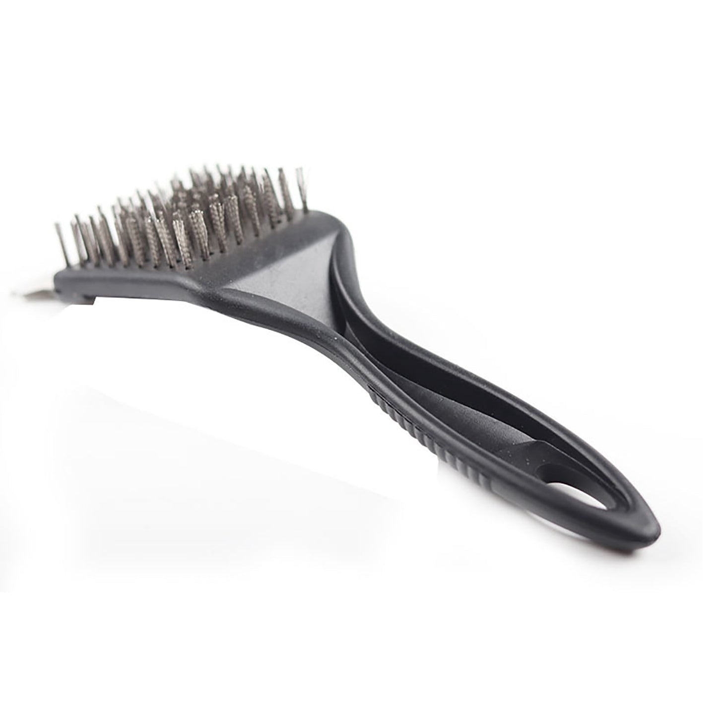 Chmadoxn Stainless Steel Grill Cleaning Brush, Wire Brush, Grill Brush Cleaner Tool with Scraper and Wire Brush for Gas, Electric, Charcoal Grill, BBQ Grill, r, Grill Grate