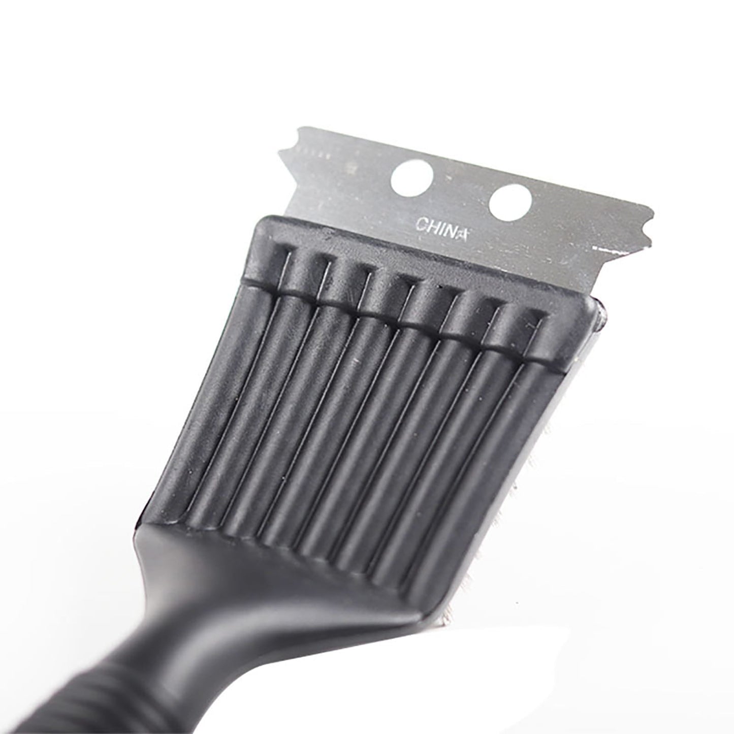 Chmadoxn Stainless Steel Grill Cleaning Brush, Wire Brush, Grill Brush Cleaner Tool with Scraper and Wire Brush for Gas, Electric, Charcoal Grill, BBQ Grill, r, Grill Grate