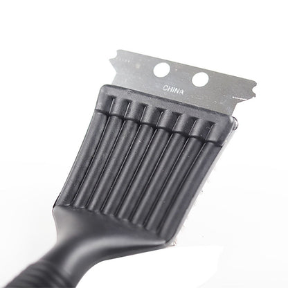 Chmadoxn Stainless Steel Grill Cleaning Brush, Wire Brush, Grill Brush Cleaner Tool with Scraper and Wire Brush for Gas, Electric, Charcoal Grill, BBQ Grill, r, Grill Grate