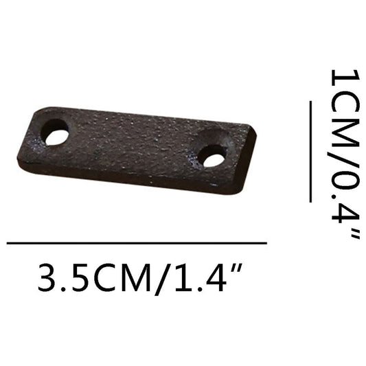 Darzheoy 3 inch Iron House Number, Iron Black House Numbers for Outside, Metal Mailbox Numbers for Outside, Home Address Numbers for House, Matching Screws K