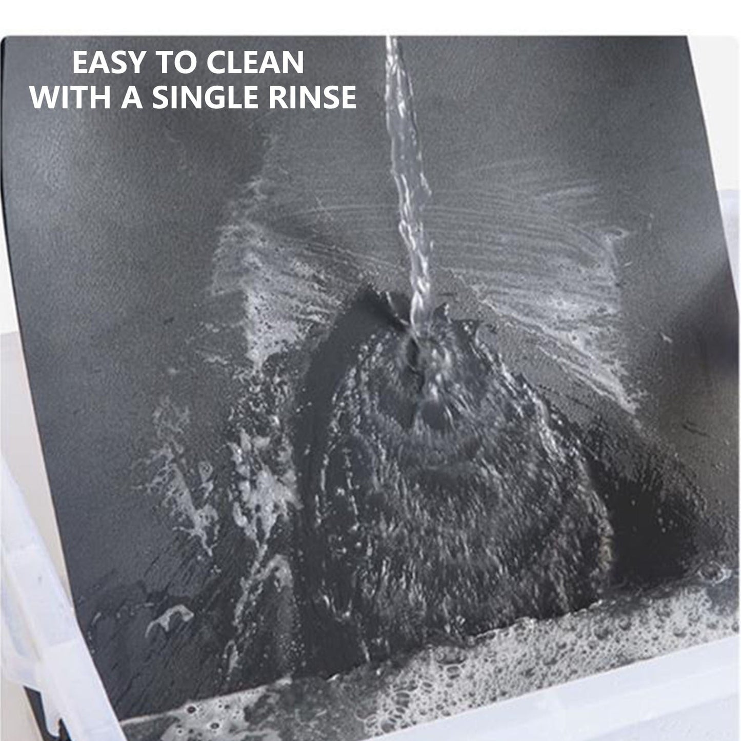 Chmadoxn Dish Drying Mat,Large Dish Drying Mats, Non-Slip Mat Easy Clean Drying Mat Large Heat Dish Drainer Mat for Kitchen Counter Sink Refrigerator or Drawer Easy to Clean 16" x 12" Brown