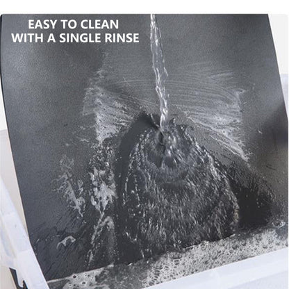 Chmadoxn Dish Drying Mat,Large Dish Drying Mats, Non-Slip Mat Easy Clean Drying Mat Large Heat Dish Drainer Mat for Kitchen Counter Sink Refrigerator or Drawer Easy to Clean 16" x 12" Brown