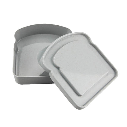 Darzheoy Sandwich Containers, Reusable Sandwich Box Container, Sandwich Holder Bread Container for Adults, BPA Free, Microwave & Dishwasher Safe, Office, Camping Gray