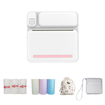 Back to School Chmadoxn Thermal Portable Bluetooth Printers, High Resolution Instant Photo Printer, Mini Wireless Thermal Image Photo Printers for Android IOS Mobile Phone 3.1×1.5×3.1 in Pink