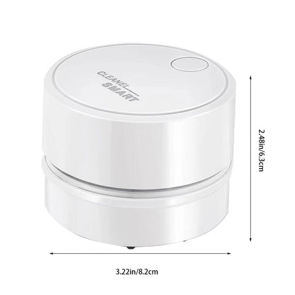 Back to School Chmadoxn Desk Vacuum Cleaner, 360 Degree Rotating Design, Mini Table Vacuum Improved Details USB Cordless Vacuum, Sucks up Tiny Items Crumbs for Desktop Drawer Countertop 2.5×3.2 in Pink