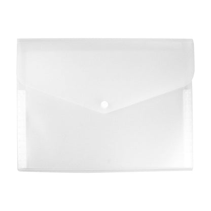 Back to School Expanding File Folder - 5 Pockets, Durable A4 Letter Size Organizer, Water-Resistant Plastic Dividers, Home/Office/School Document Holder 13" x 9.64" White