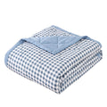 Kdkad Cooling Blankets,Cooling Throw Blanket for Hot Sleepers, Cooling Blankets Absorbs Body Heat to Keep Cool on Warm Night, Ultra-Cool Lightweight Blanket 78.7×59 in Light blue