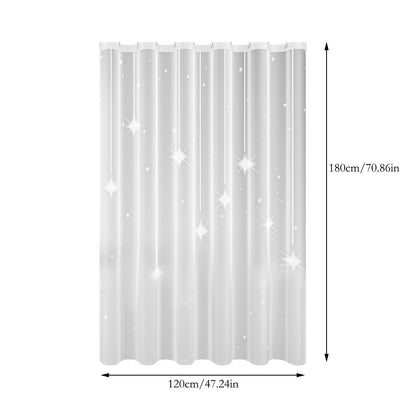 Kdkad Shower Curtain, 31.5×71 Inch Shower Curtain Liner, Waterproof Plastic Shower Liner, Cute Lightweight Shower Curtain for Bathroom 71×47.2 in B