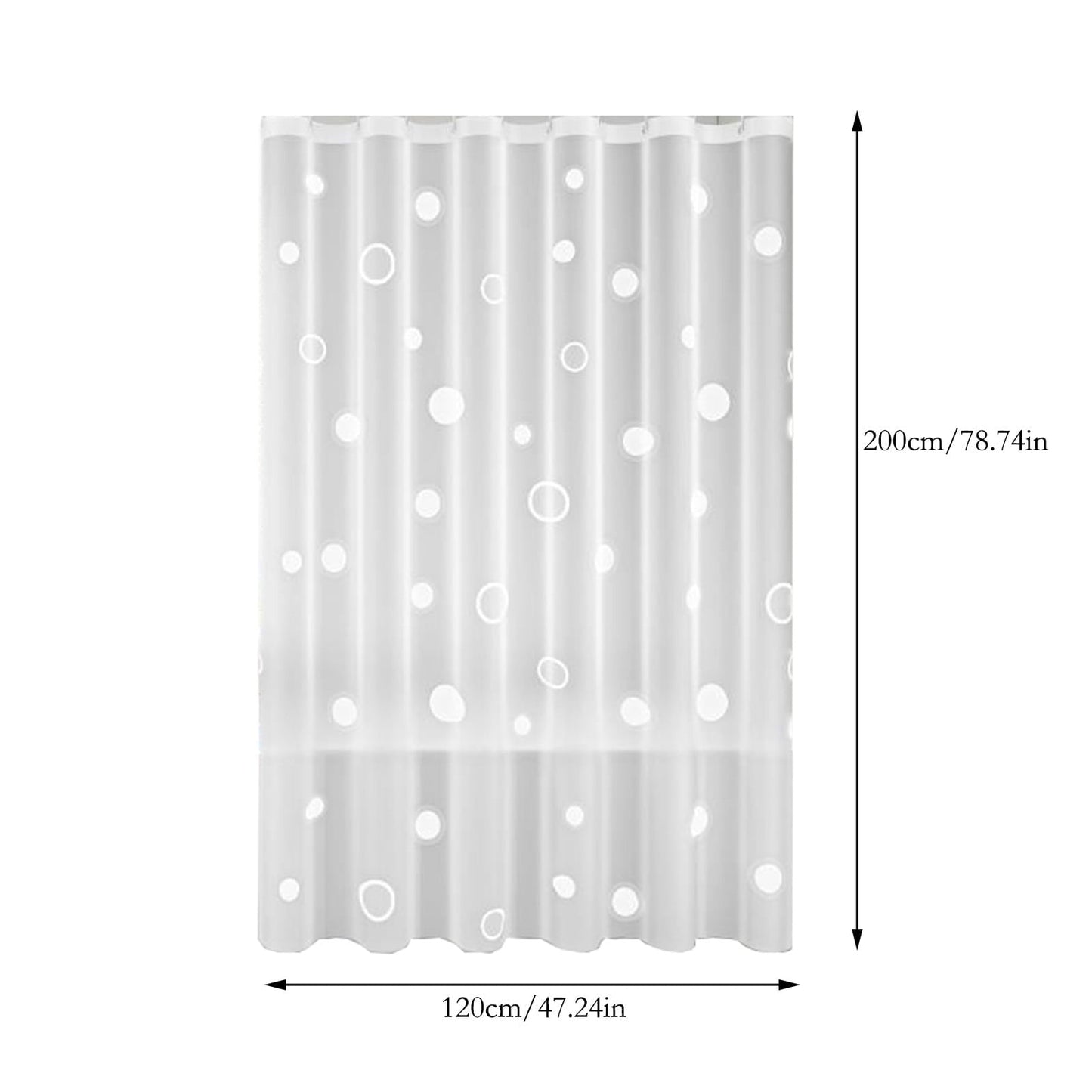 Kdkad Shower Curtain, 31.5×71 Inch Shower Curtain Liner, Waterproof Plastic Shower Liner, Cute Lightweight Shower Curtain for Bathroom 40.2×70.9 in C