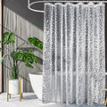 Kdkad Shower Curtain, 31.5×71 Inch Shower Curtain Liner, Waterproof Plastic Shower Liner, Cute Lightweight Shower Curtain for Bathroom 71×59 in White