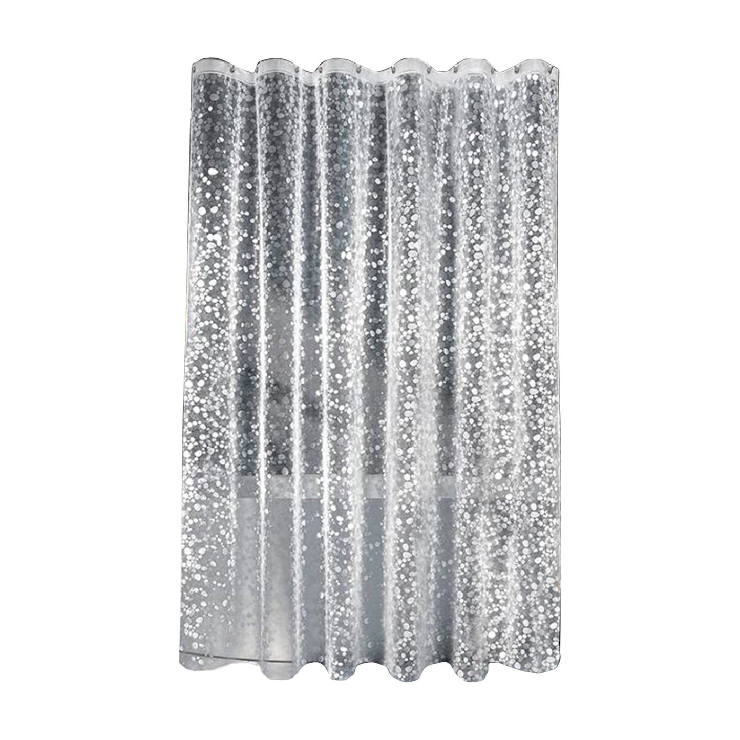 Kdkad Shower Curtain, 31.5×71 Inch Shower Curtain Liner, Waterproof Plastic Shower Liner, Cute Lightweight Shower Curtain for Bathroom 71×59 in White