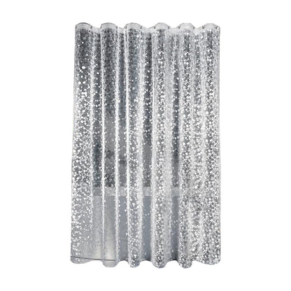 Kdkad Shower Curtain, 31.5×71 Inch Shower Curtain Liner, Waterproof Plastic Shower Liner, Cute Lightweight Shower Curtain for Bathroom 71×59 in White