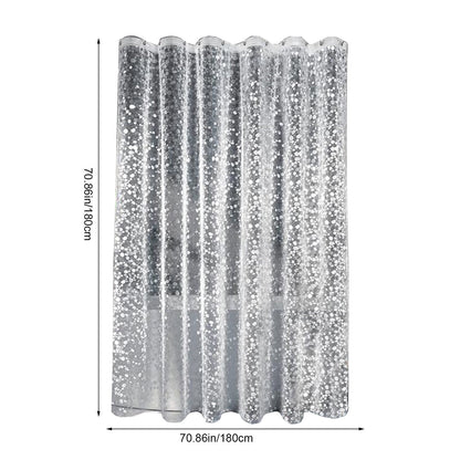 Kdkad Shower Curtain, 31.5×71 Inch Shower Curtain Liner, Waterproof Plastic Shower Liner, Cute Lightweight Shower Curtain for Bathroom 71×59 in White