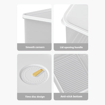 Kdkad Meat Container for Fridge, Lunch Meat Container for Refrigerator Organizers and Storage - Stackable Food Storage Boxes with Lids Cheese Keep Box for Fridge Airtight Organizer