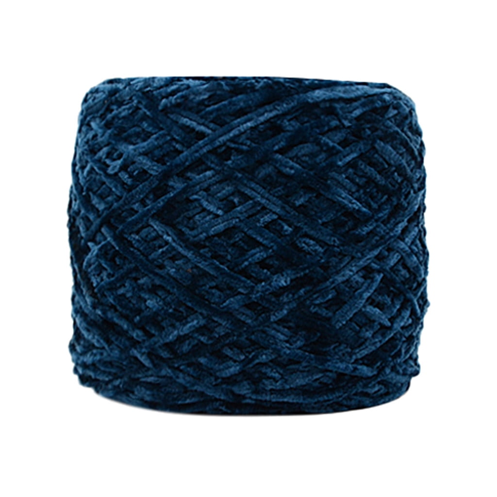 Chmadoxn DIY Velvet Chenille Yarn,Bulky Luxury Chenille Yarn for Crochet Hat Scarf Green