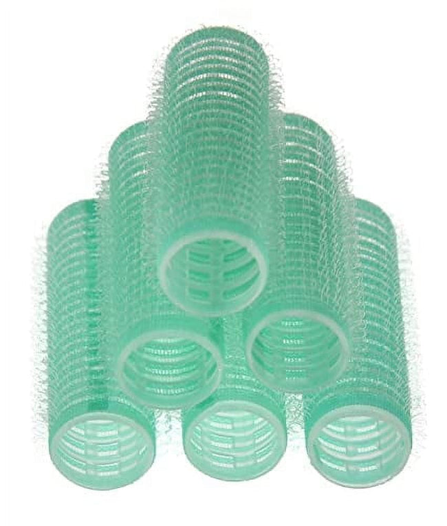 Self Grip Small Hair Curlers,Hair Rollers Curlers,Salon Hairdressing Curlers,DIY Curly Hairstyle Hair Rollers for Women Medium Short Hair (Gripping Sticky Rollers 0.6" 12PCS), Random color. Hover Image