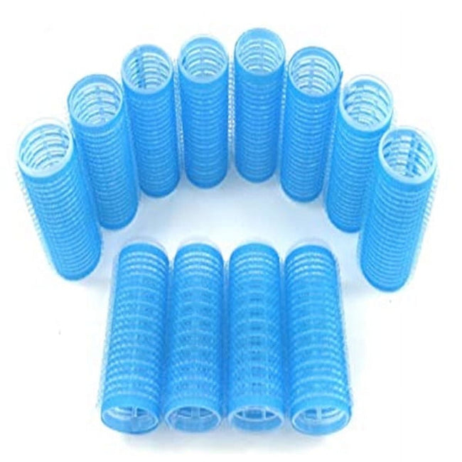 Self Grip Small Hair Curlers,Hair Rollers Curlers,Salon Hairdressing Curlers,DIY Curly Hairstyle Hair Rollers for Women Medium Short Hair (Gripping Sticky Rollers 0.6" 12PCS), Random color. Hover Image