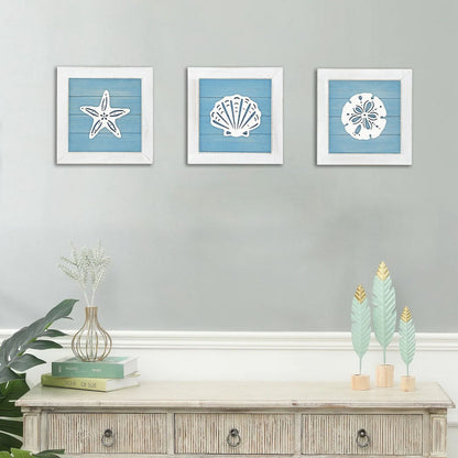 Nautical Theme Bathroom Sign - Decorative Hanging Plaque for Bathroom