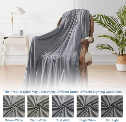 Purple Blanket - 130x150cm Soft Warm Throw for Beds, Sofas & Daily Snuggling