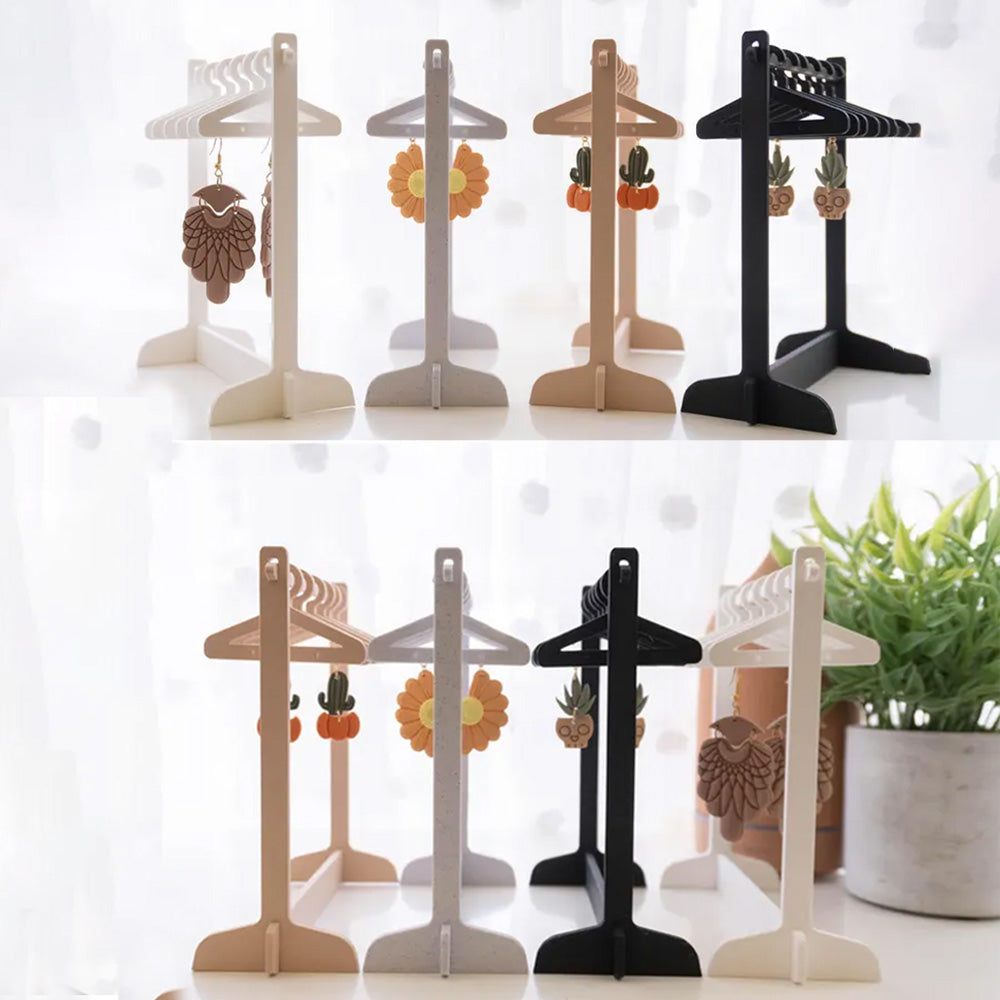 Earring Holder,Earring Display, Earring Hanger, , Jewelry Display Jewelry hanger Multiple style hangers available, clothing rack for earrings（White）