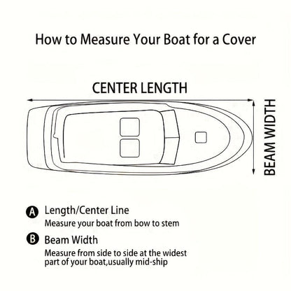 Trailerable Boat Cover â Heavy Duty Waterproof Tarp with Storage Bag, Designed for V-Hull, Fish & Ski, Runabout, Bass & Fishing Boats,20-22FTBlack.