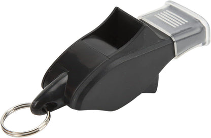 100 Pack Pea-less Plastic Whistles with Lanyards, Loud Crisp Sound Sports Whistle for Coaches, Referees & Officials, Durable Lightweight Outdoor Training Equipment.
