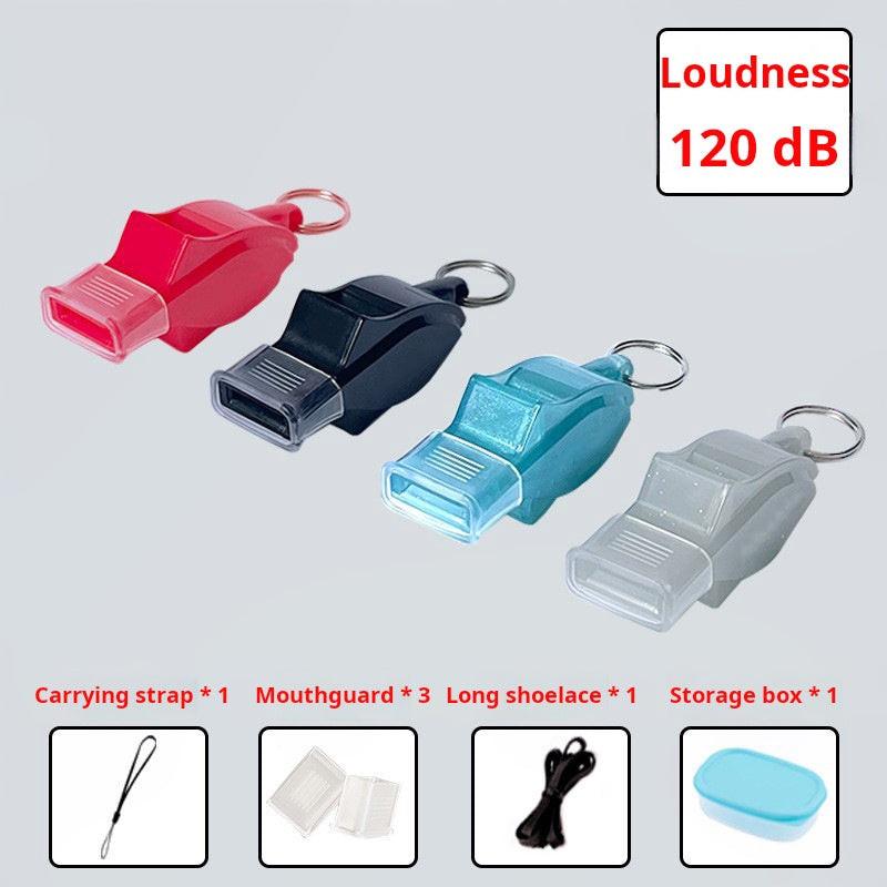 100 Pack Pea-less Plastic Whistles with Lanyards, Loud Crisp Sound Sports Whistle for Coaches, Referees & Officials, Durable Lightweight Outdoor Training Equipment.