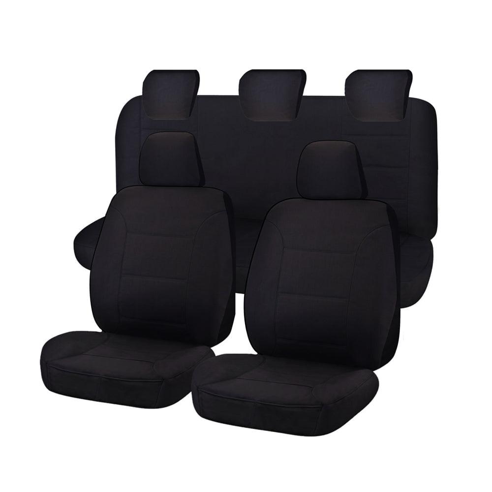 Seat Covers for MAZDA BT-50 B22P/Q-B32P/Q UP SERIES 10/2011 ? 08/2015 DUAL CAB FR BLACK CHALLENGER.