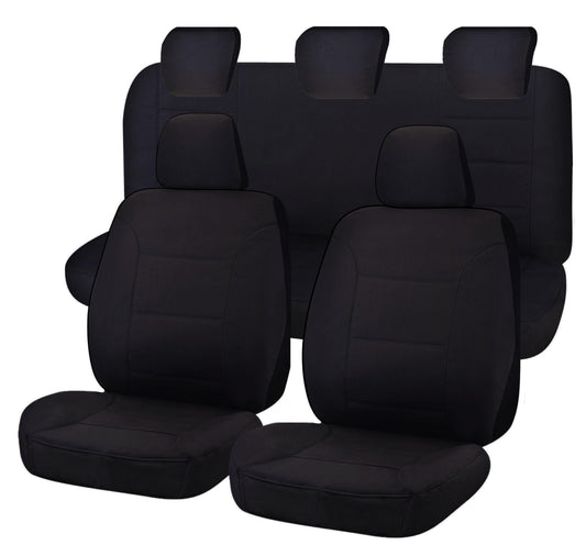 Seat Covers for MAZDA BT-50 FR UR 09/2015 - 06/2020 DUAL CAB FR BLACK CHALLENGER.