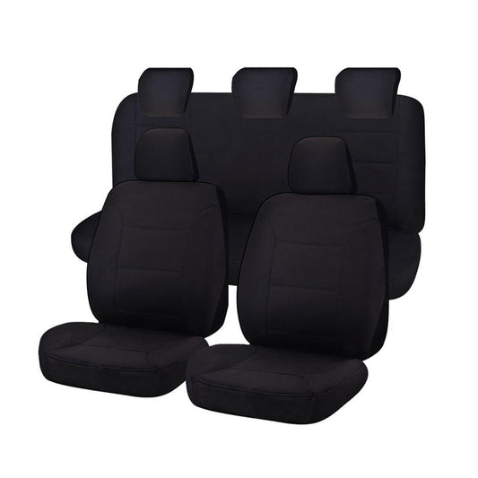 Seat Covers for FORD RANGER PXII SERIES 16/2015 - ON DUAL CAB FR BLACK CHALLENGER.