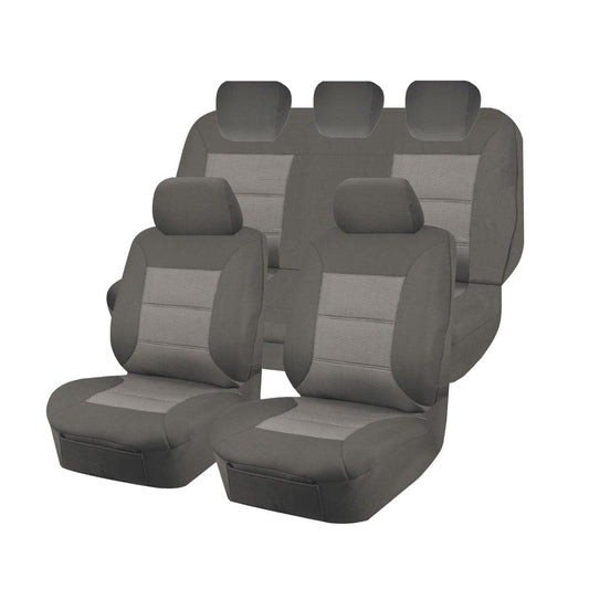 Seat Covers for MAZDA BT-50 B22P/Q-B32P/Q UP SERIES 10/2011 ? 08/2015 DUAL CAB FR GREY PREMIUM.